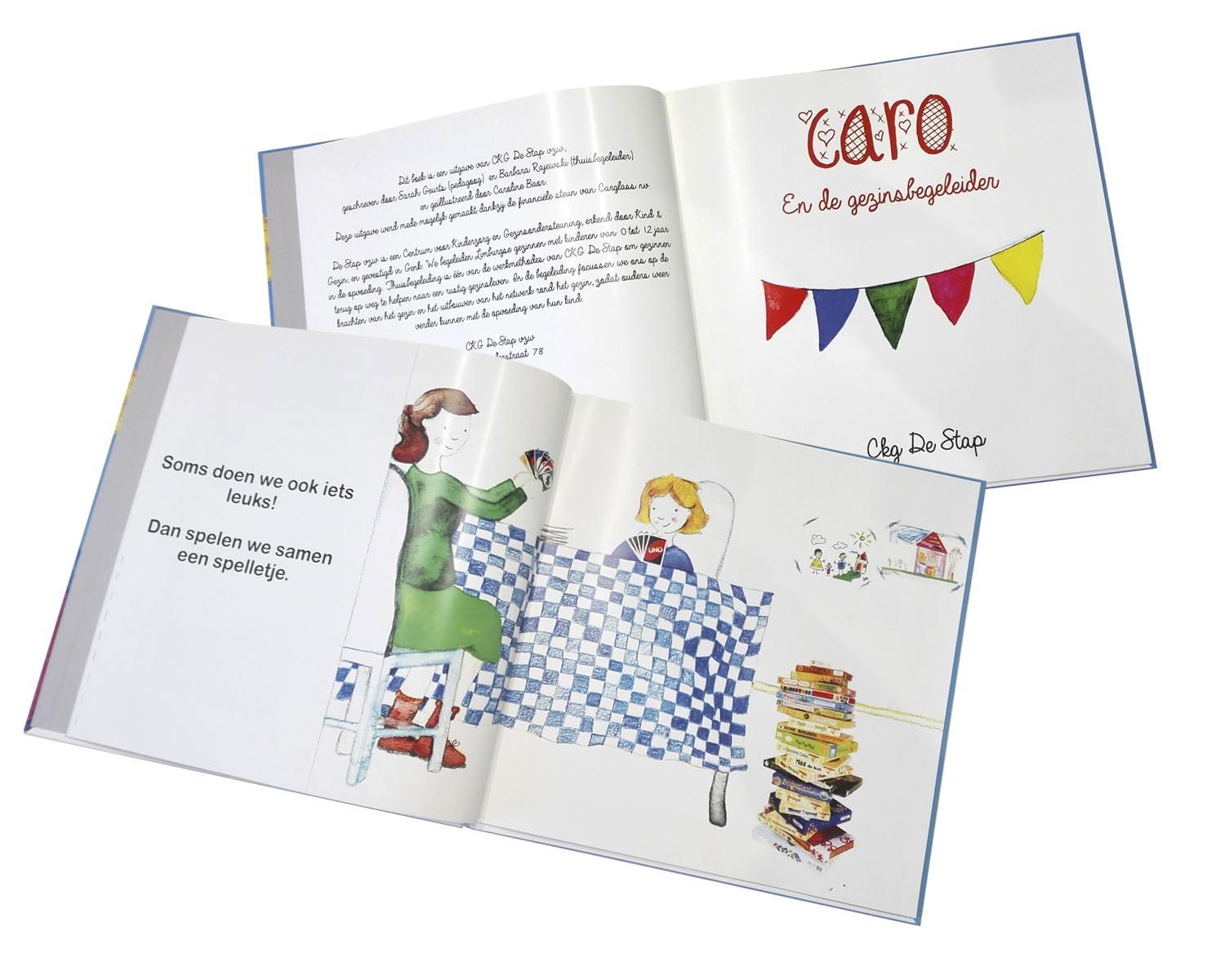 boek Caro en de thuisbegeleider De Stap